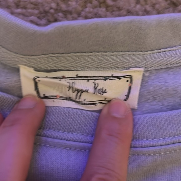 Hippie Rose Sweatshirt Size L - Picture 3 of 4